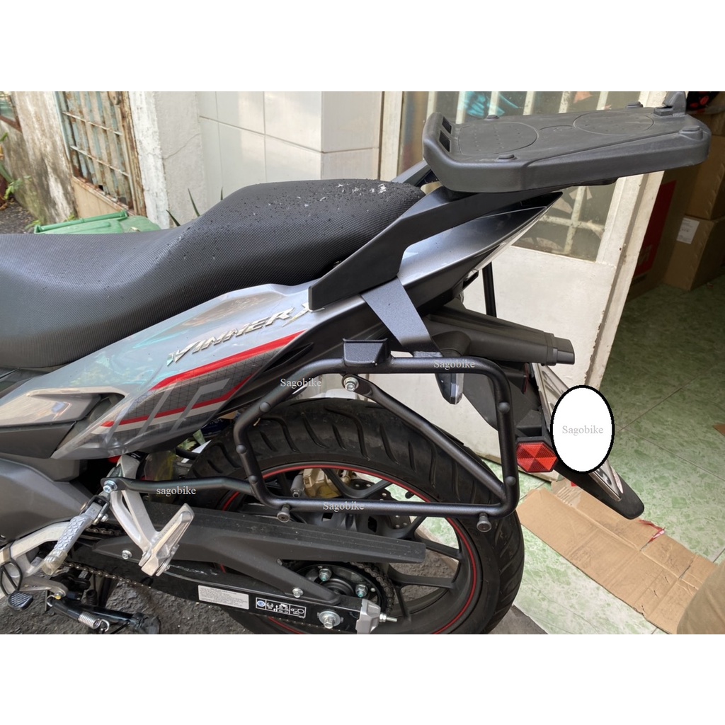 Thùng Hông Winner X ,thùng hông givi E22N và  baga hông SBL Winner X , hàng givi chính hãng, bảo hành 2 năm