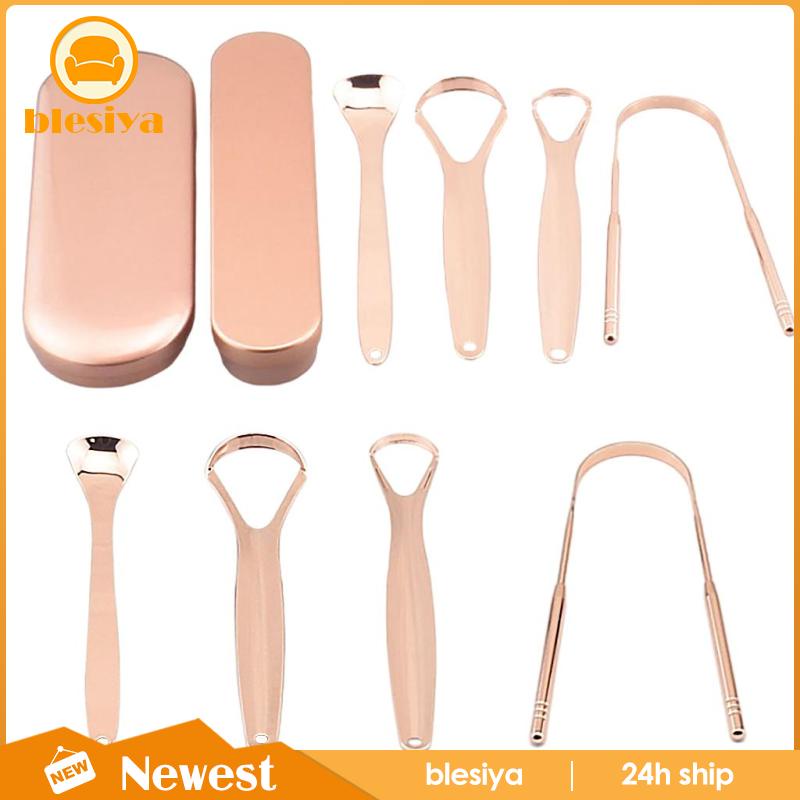 Dụng Cụ Cạo Lưỡi Bằng Kim Loại Cho Người Lớn Và Trẻ Em