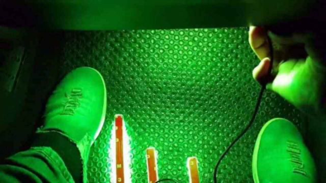 Bộ 12 Led gắn gầm ghế ô tô nháy theo điệu nhạc