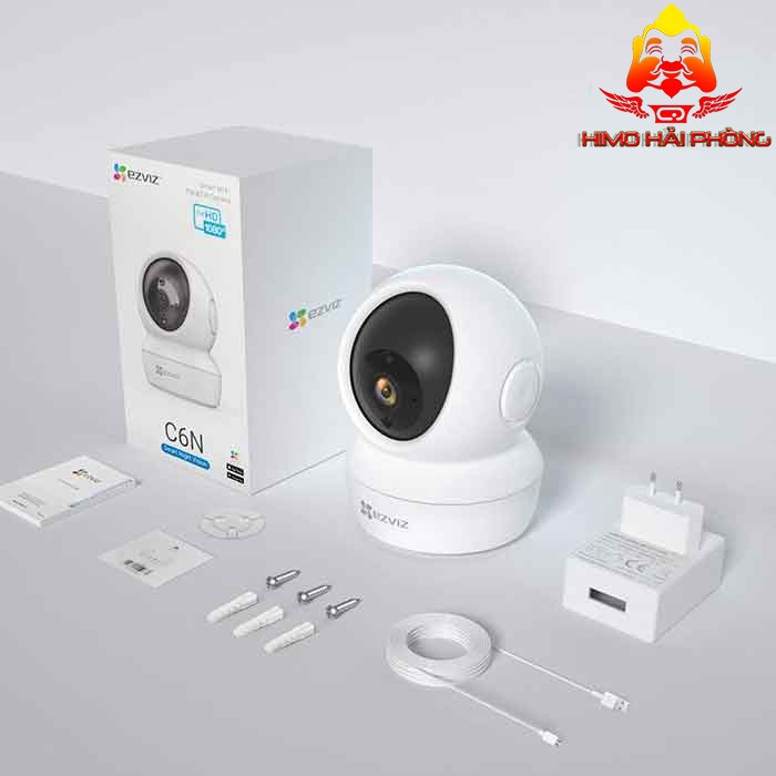 Camera Wifi Không Dây Giám Sát Gia Đình Ezviz CV246 C6N Full HD 1080P 2MP- Xoay 360-Đàm Thoại Loa 2 Chiều