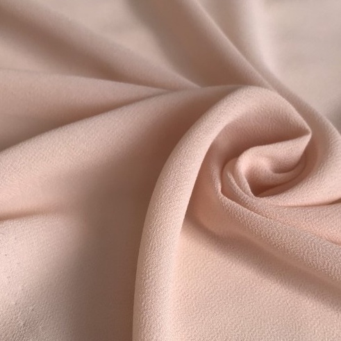 Vải Voan Chiffon Cam Nhạt Khổ 1m5 - Co Giãn, Mỏng, Nhẹ - Làm Vải Lót, May Áo Dài, Đầm, Váy Cần Lót