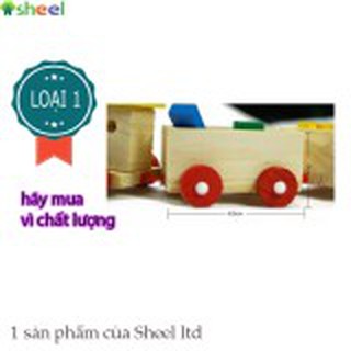 Bộ đồ chơi xe lửa bằng gỗ SHEEL LOẠI 1