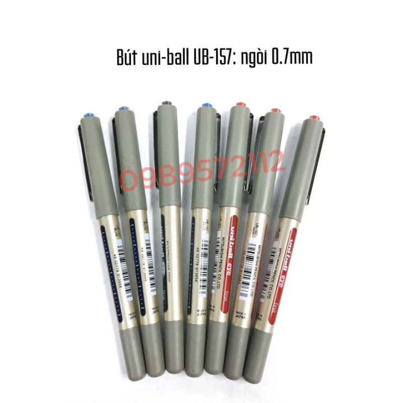 Bút uni-ball UB-157 ngòi 0.7mm.