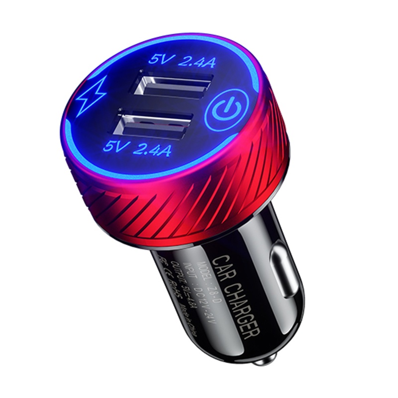 Tẩu Sạc Hai Cổng USB 5v Dùng Trên Xe Hơi Cho Điện Thoại Di Động / Máy Tính Bảng GPS DVR