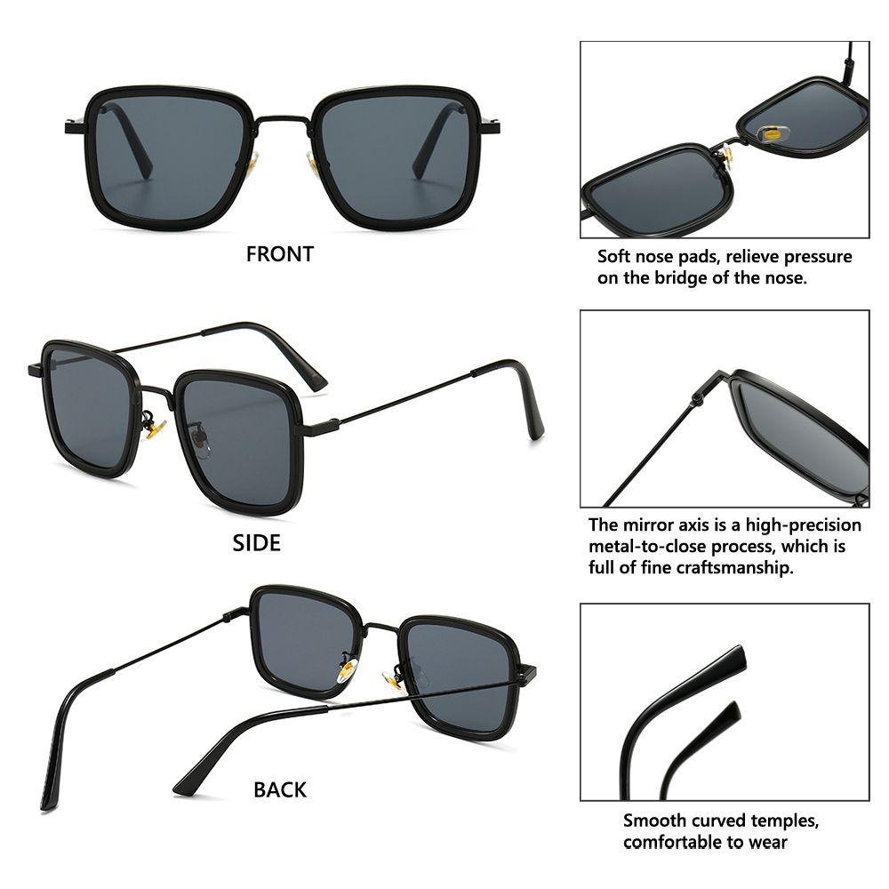 Kính Mát YVE Steampunk Chống Tia UV400 Gọng Kim Loại Cho Nam Và Nữ UV400