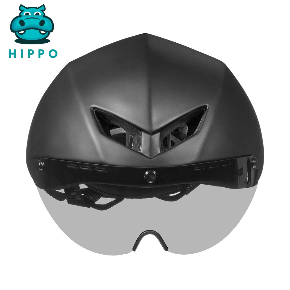 Mũ bảo hiểm xe đạp thể thao Poc Falcon carbon siêu nhẹ chính hãng màu đen nhám - HIPPO HELMET