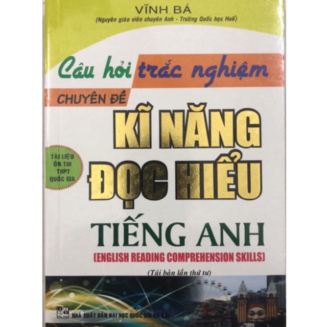 Sách - Câu hỏi trắc nghiệm chuyên đề Kĩ năng đọc hiểu Tiếng Anh