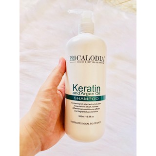 Dầu gội phục hồi tóc hư tổn Calodia Keratin - 500ml