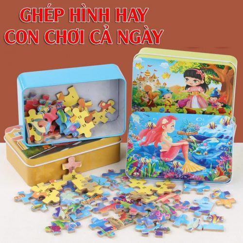 [Mã Puzzles] Tranh Ghép Gỗ 60 Mảnh