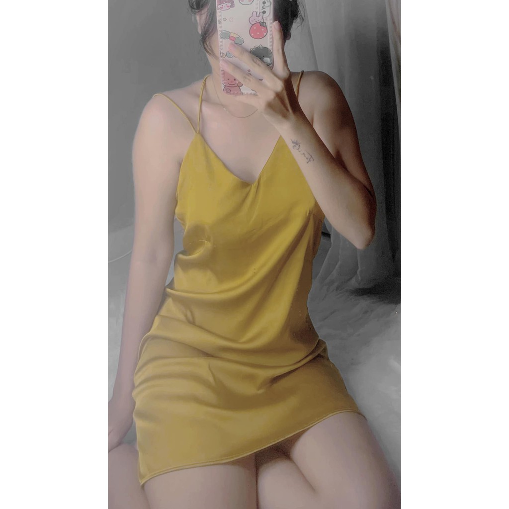 ♥️ (40-60 kg) [LL 776]-Váy ngủ sexy satin lụa cao cấp - Đầm ngủ gợi cảm - cô chủ nhỏ | BigBuy360 - bigbuy360.vn