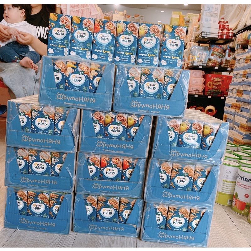 Sữa Tăng Cân Đêm Fruto Nga Cho Bé 6m+