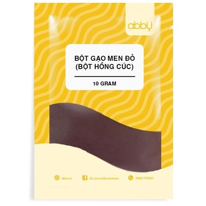 Bột gạo men đỏ (bột hồng cúc) 10g