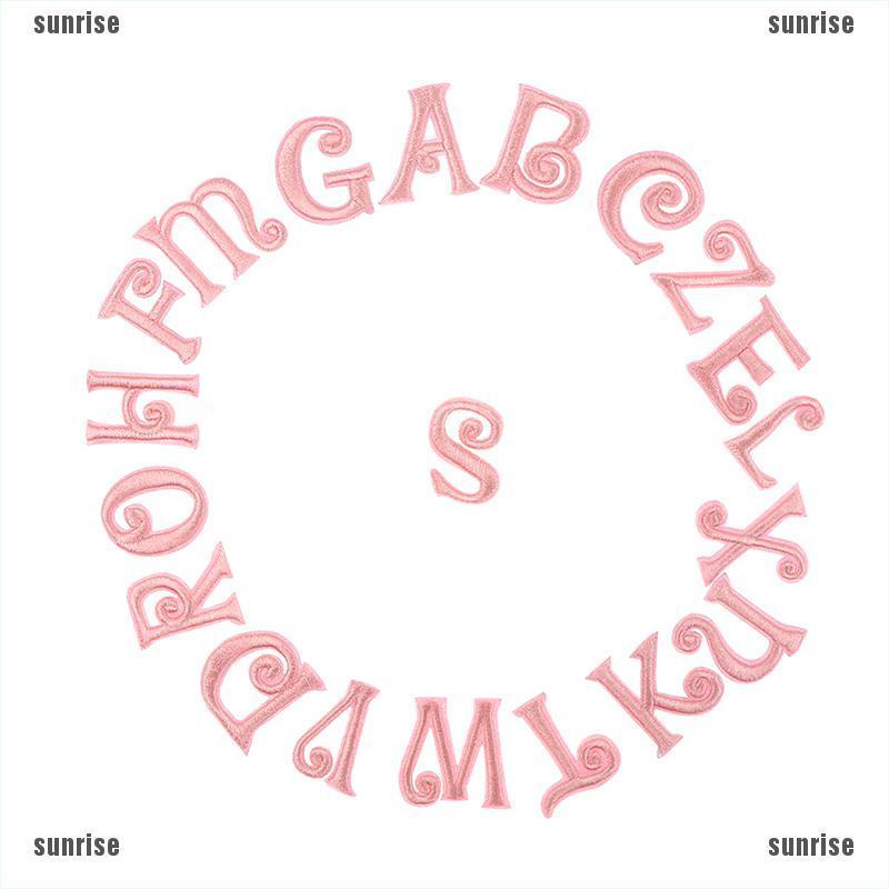 Miếng thêu dán quần áo thủ công hình 26 chữ cái sáng tạo | BigBuy360 - bigbuy360.vn