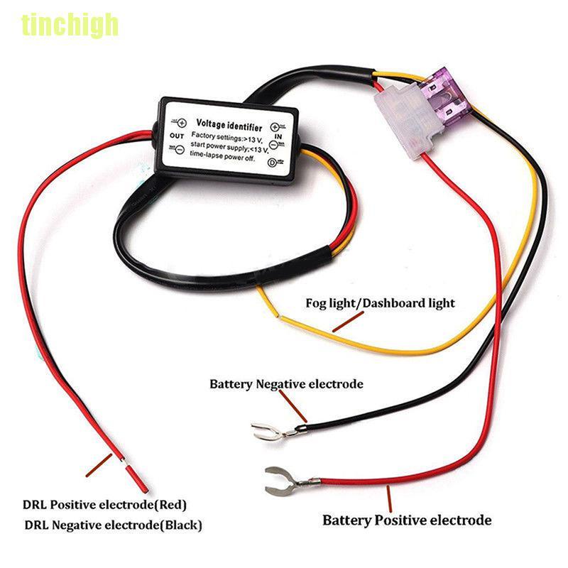 Bộ điều khiển đèn chạy ban ngày LED bật/tắt cho xe hơi