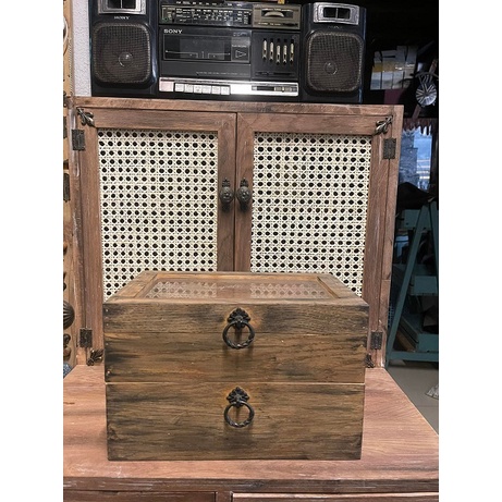 Hộp gỗ vintage HG1-12-21