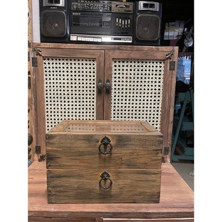 Hộp gỗ vintage hg1-12-21