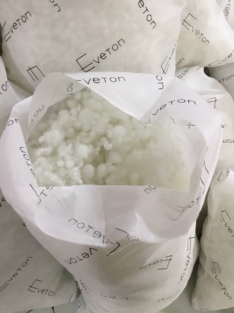 Ruột gối đầu 2 chiếc gối eveton bông hạt cao cấp 100% bông trắng kt 35x50cm