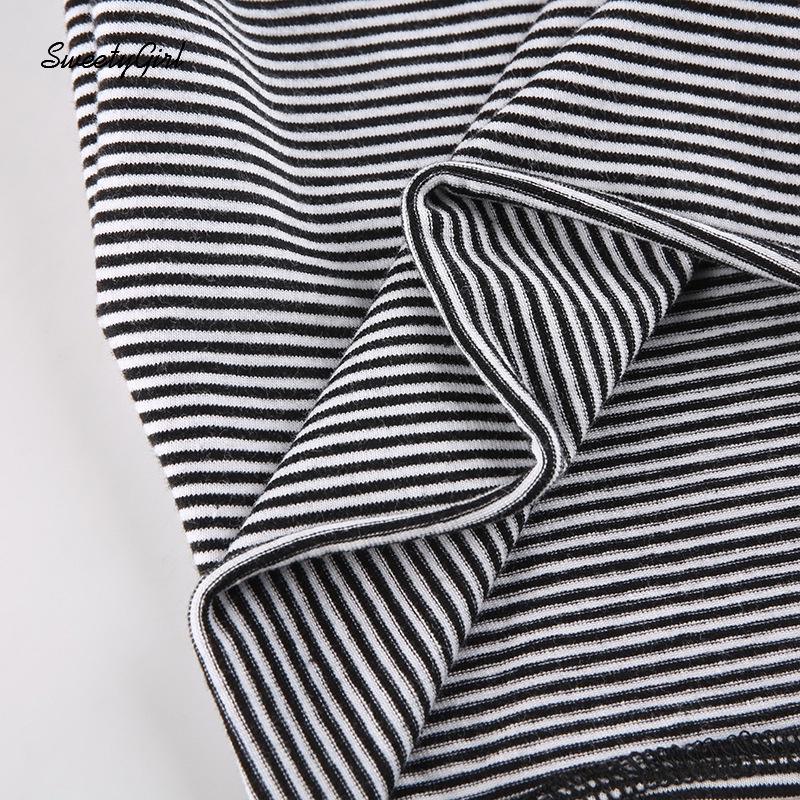 Áo Thun Tay Ngắn Cổ Tròn Họa Tiết Kẻ Sọc Thời Trang Dành Cho Nữ 2022