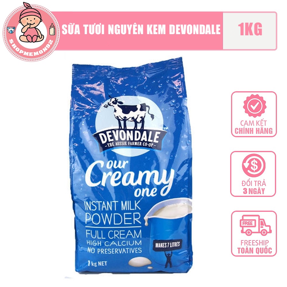 Sữa bột Devondale bịch 1 kg nhập từ Úc