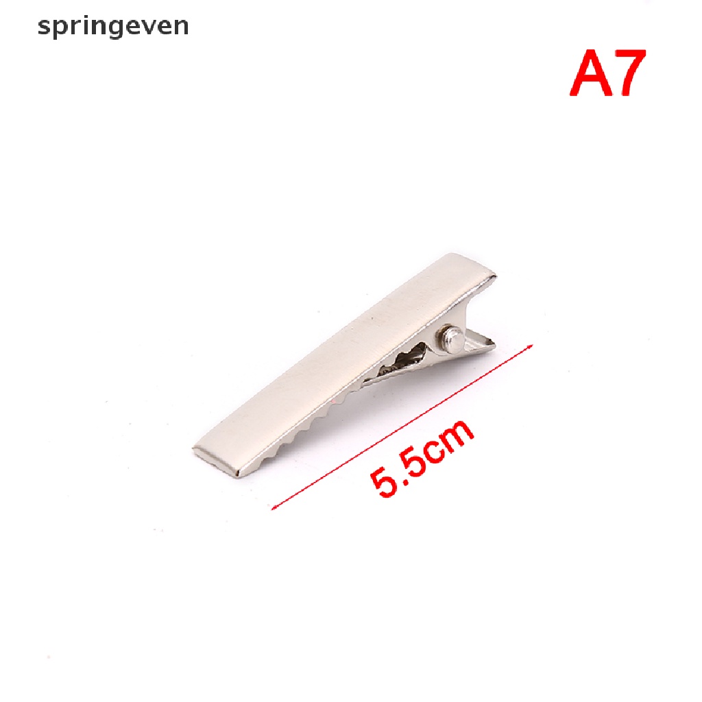 Set 100 Kẹp Tóc Cá Sấu Màu Đen