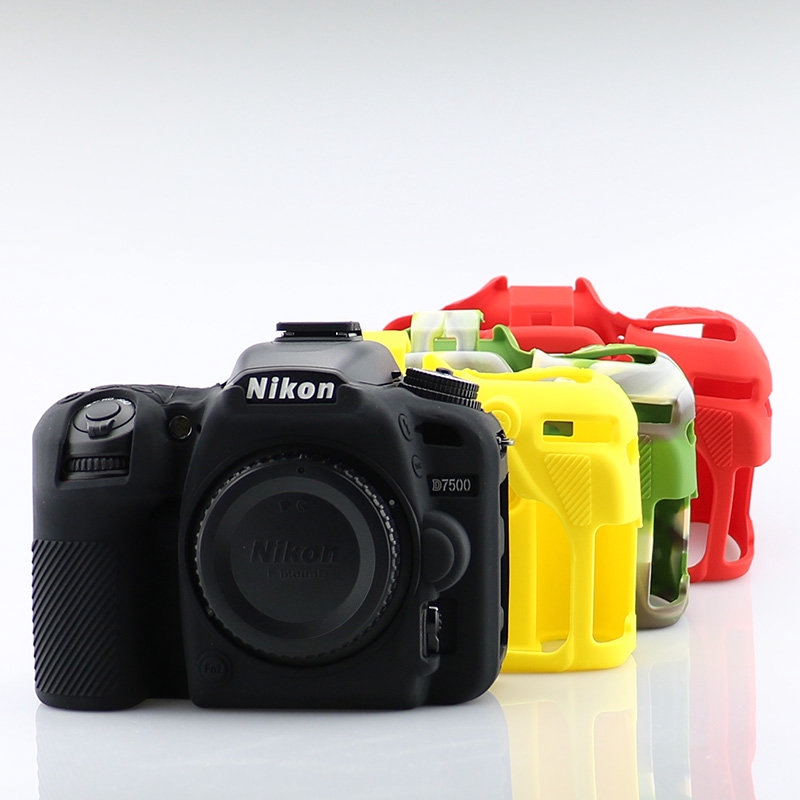 Silicone Vỏ Silicon Bảo Vệ Thân Máy Ảnh Nikon D7500 Mới