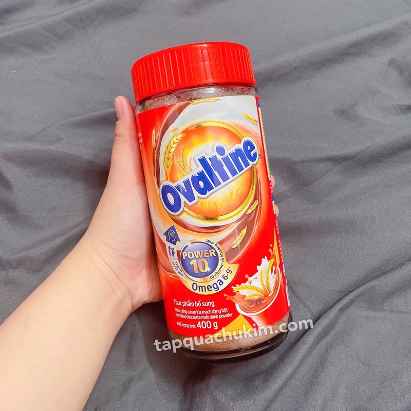 Sữa bột OVALTINE  hũ sứ 400G - tạp quá chú Kim