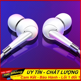Tai nghe nhét tai có dây vỏ kim loại âm thanh nghe nhạc bass khủng có mic Jack 3.5mm PhụKiệnZin360