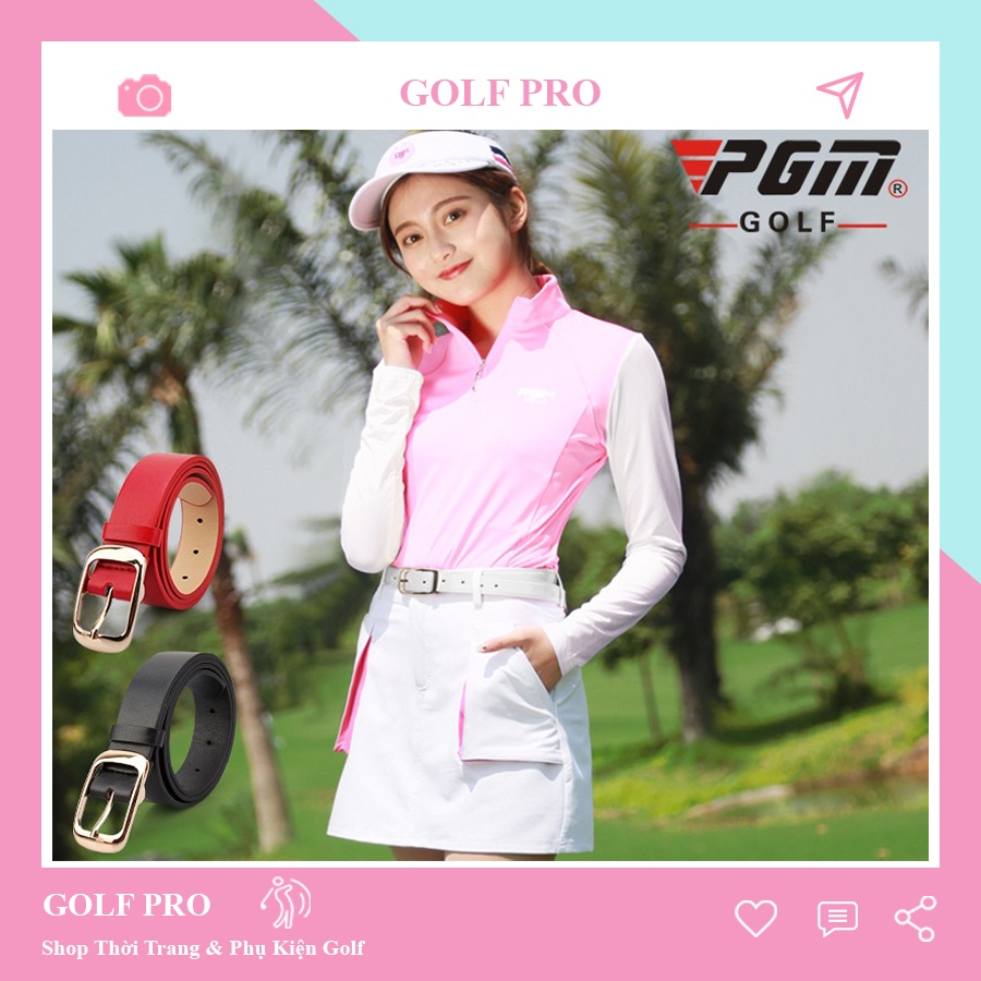 Thắt lưng golf nữ dây lưng thể thao nữ PGM Golf Belt shop GOLF PRO TL001