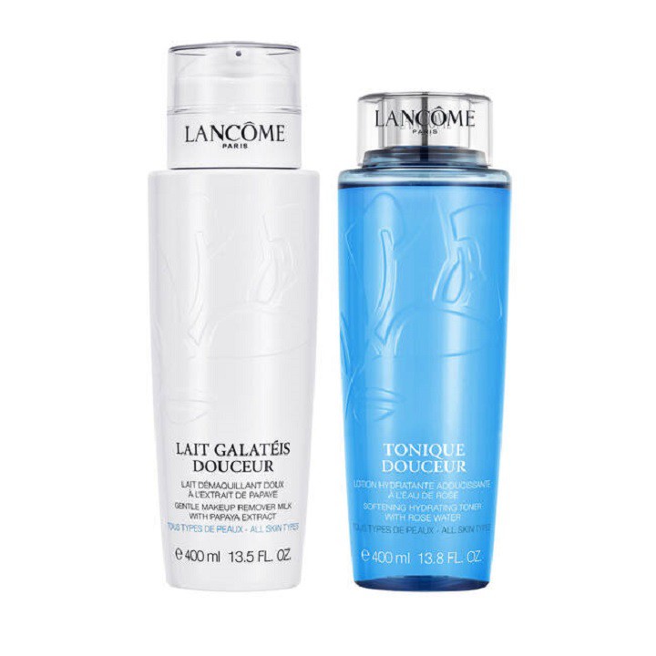 Combo Nước Hoa Hồng Và Sữa Tẩy Trang Lancôme