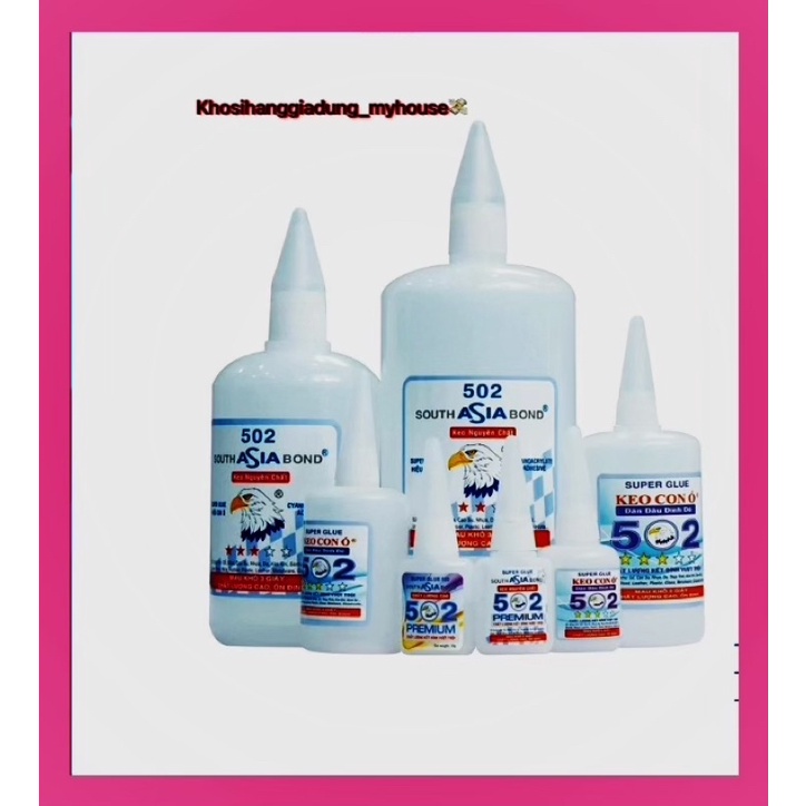 Keo dán sắt 502 Thuận Phong chữ V dính chắc