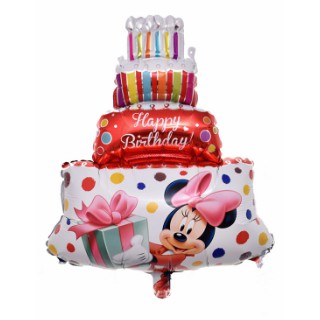 Bong bóng hình size 38/55cm BÁNH SINH NHẬT BÁNH CUPCAKE trang trí sinh nhật Phụ kiện trang trí sinh nhật happy birthday