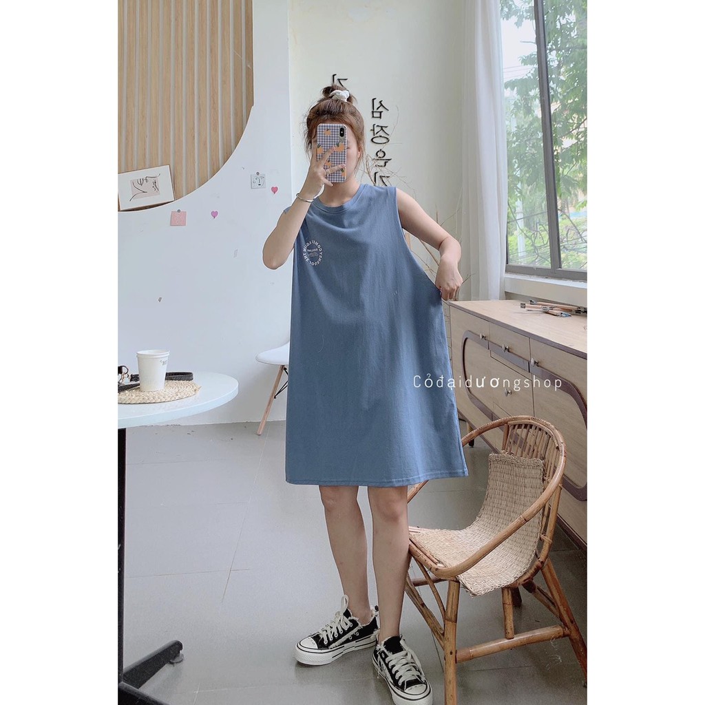 Váy Tanktop Thun Nữ Comes - BaoBao.Clothing [FREESHIP] - Đầm ba lỗ dáng suông, form rộng dễ mặc | BigBuy360 - bigbuy360.vn