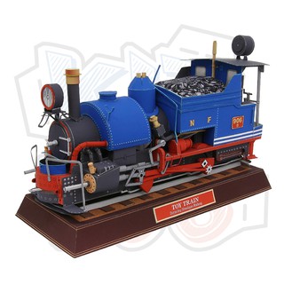 Mô hình giấy đồ chơi tàu hỏa xe lửa Toy Train