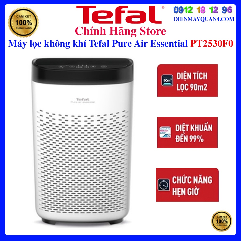 [PT2530FO] Máy lọc không khí Tefal Pure Air Essential PT2530F0 - Hàng chính hãng