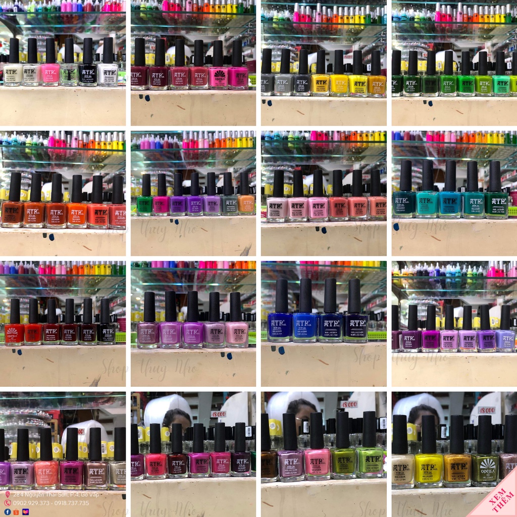 Sơn thường móng tay ATP ATP04 không cần hơ đèn 15ml dụng cụ làm móng tay chuyên nghiệp nail