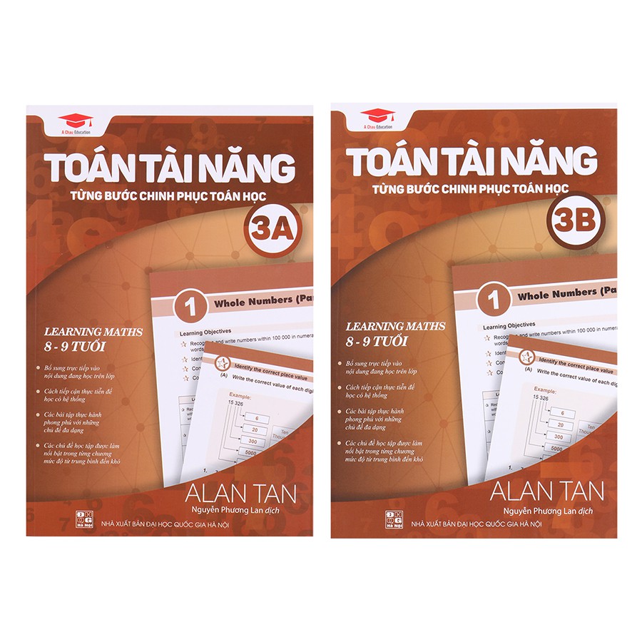 [Mã LT150 giảm 150k đơn 699k] Sách - Toán tài năng - Toán Song Ngữ Singapore ( Bộ 10 cuốn )