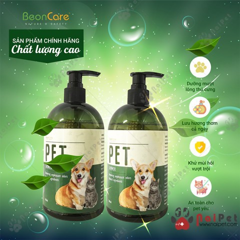 Sữa Tắm Nano Bạc Khử Mùi Kháng Khuẩn Trị Ve Nấm Ngứa Beon Care 500ml