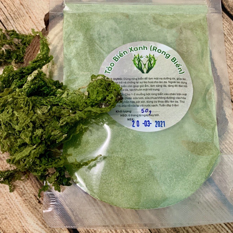 1Kg Bột Rong Biển Xanh Nguyên Chất