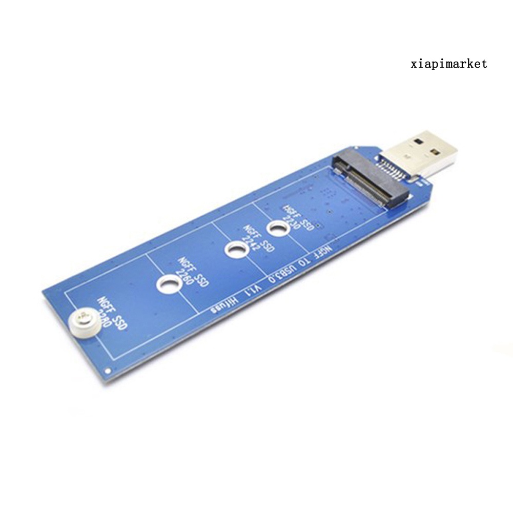 LOP_2230 2242 2260 2280 M.2 B Key NGFF SATA SSD to USB 3.0 Adapter Converter Card