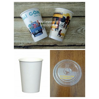 100 LY GIẤY 500ml + NẮP BẰNG