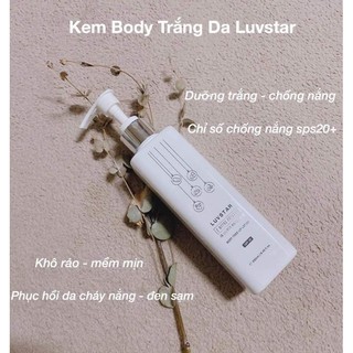 Sữa tắm/ Sữa dưỡng thể trắng da body Luvstar Body Tone Up Cream/ Lotion 250ml