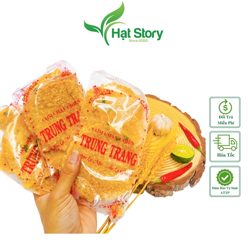 500Gr Cơm Cháy Nguyên Miếng Chuẩn Trung Trang, Cơm Cháy Vỡ Siêu Ngon, Đậm Đà