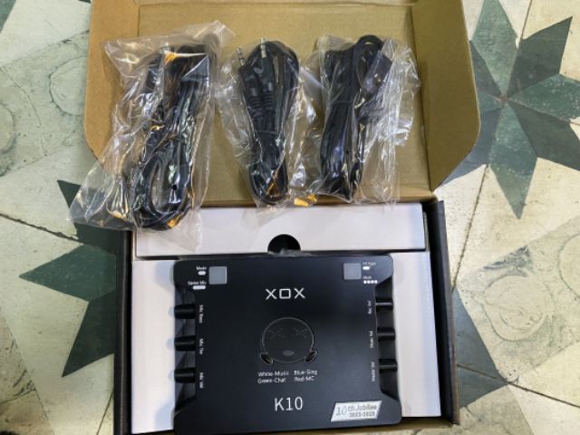 Combo Sound Card XOX K10 Phiên Bản Mới 2020