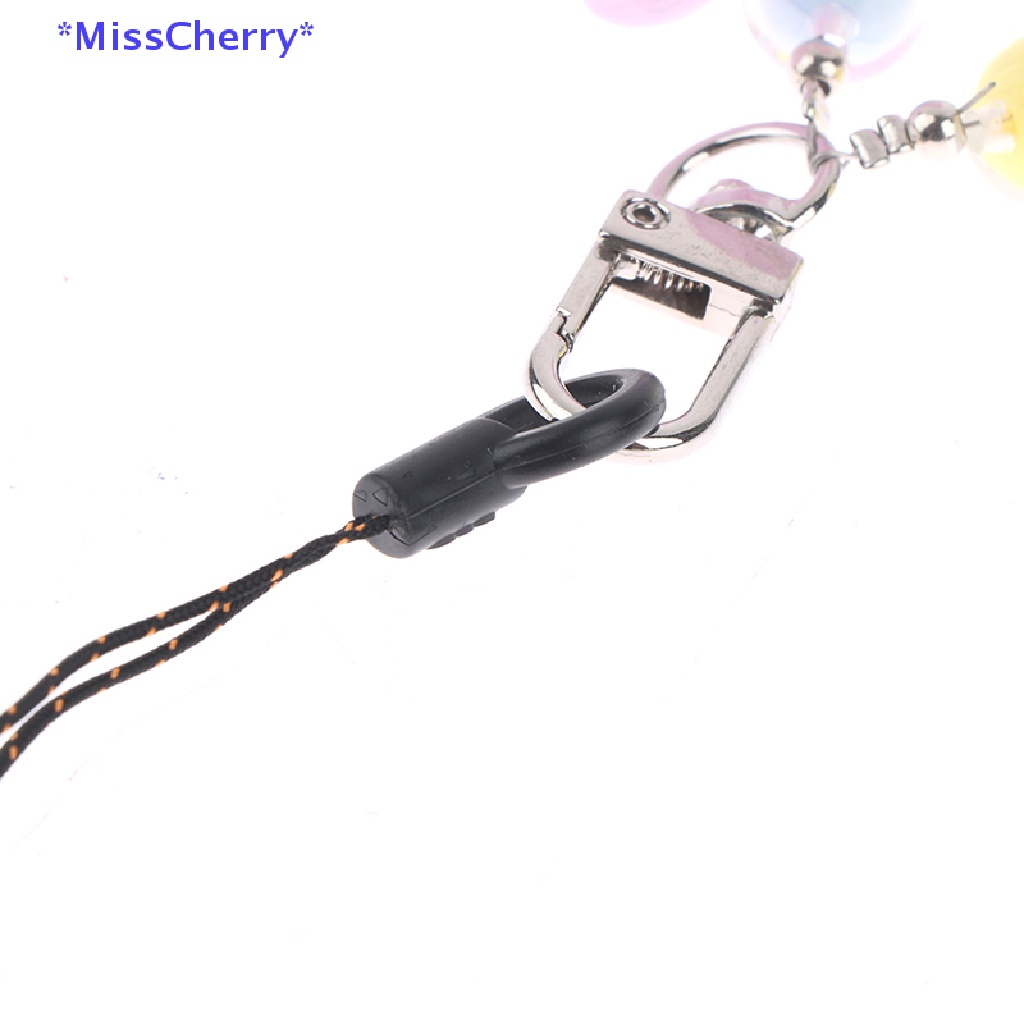 Mchy &gt; Dây Đeo Điện Thoại Ngắn Đính Hạt Cườm Hình Hoa Chống Thất Lạc Mới