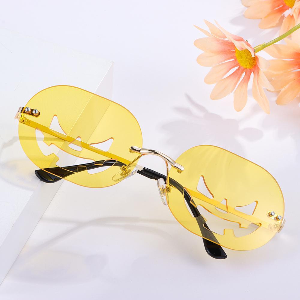 Rowans Mắt Kính Gọng Oval Cắt Tròng Hình Bí Ngô Hợp Thời Trang Cho