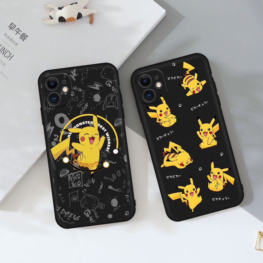 Ốp điện thoại M022 Pikachu thích hợp cho IPHONE 13 12 11 PRO MAX 12 MINI XS MAX XR X XS 6/7/8PLUS 6SPLUS 4 5 6 7