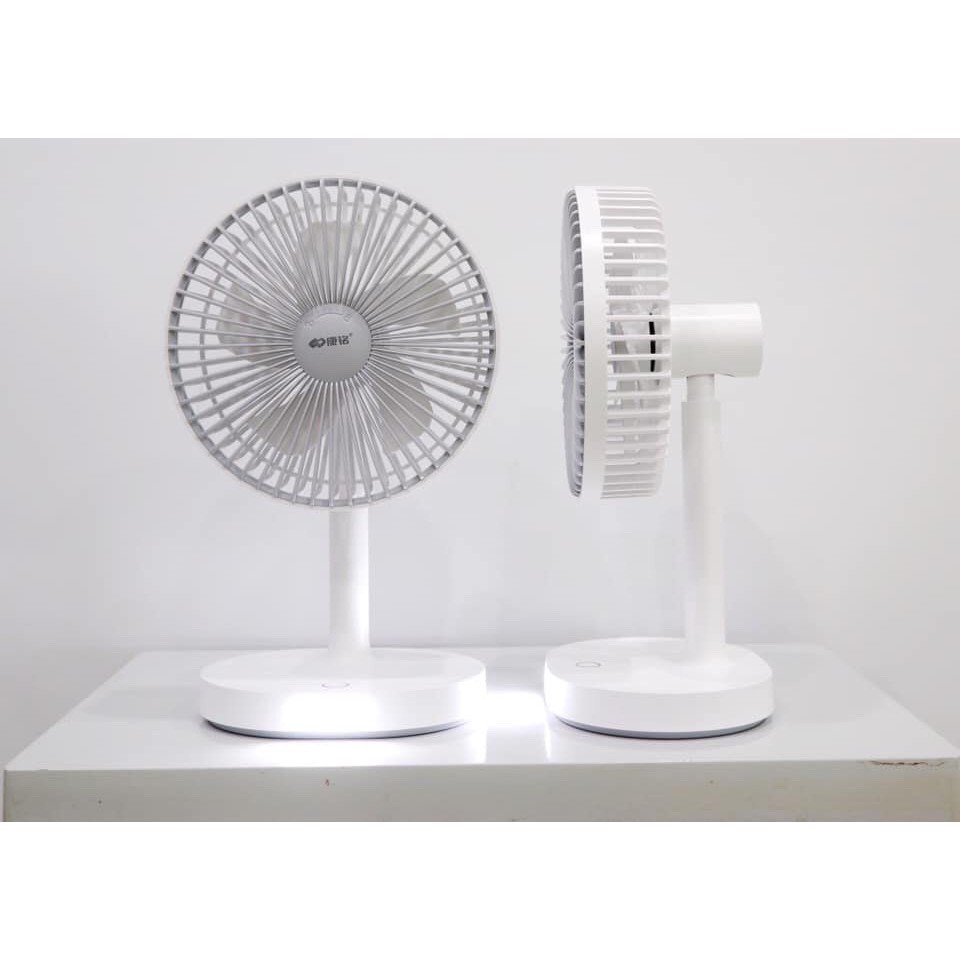 QUẠT SẠC TÍCH ĐIỆN CÓ ĐÈN 3IN1 KM - F0326 (SIÊU GIÁ RẺ) | BigBuy360 - bigbuy360.vn