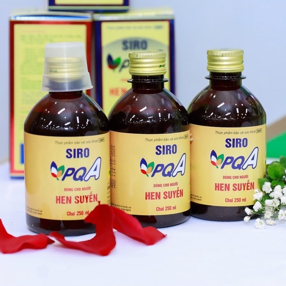Siro PQA Hen suyễn dùng cho người bị khó thở, hen suyễn, hen phế quản, COPD