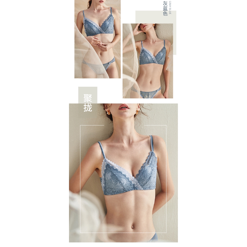 Áo ngực/ set đồ lót phối ren không gọng quyến rũ cho nữ | BigBuy360 - bigbuy360.vn
