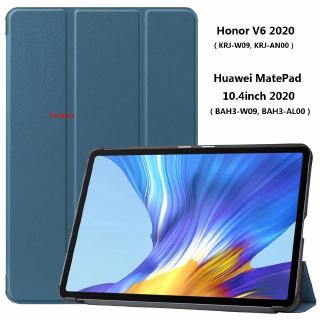 Huawei Honor V6 MatePad 10.4 inch 2020 bao da máy tính bảng Smart Leather Stand Magnetic Tablet Case Flip Cover Printed Protector Casing